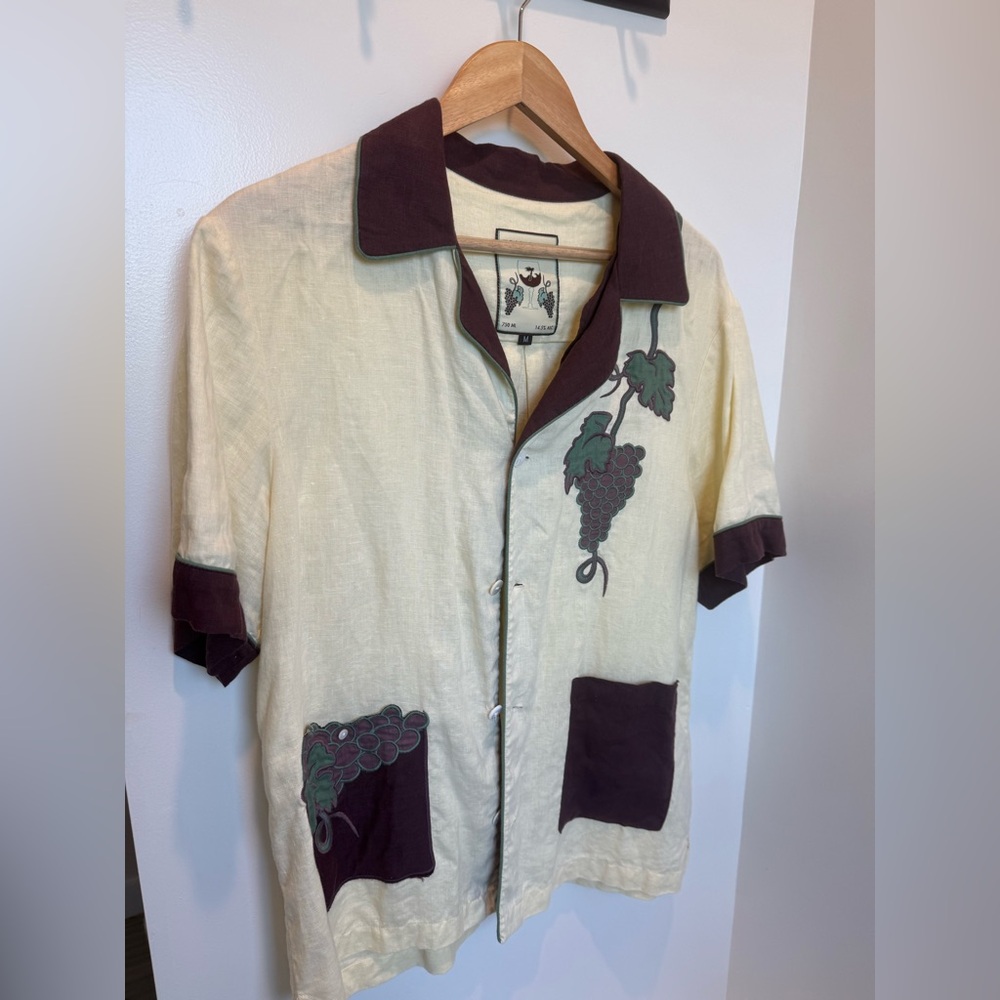 Tombolo 'Tombarolo' Cabana Shirt - Unisex - size M 🍷🍇 - Picture 2 of 6